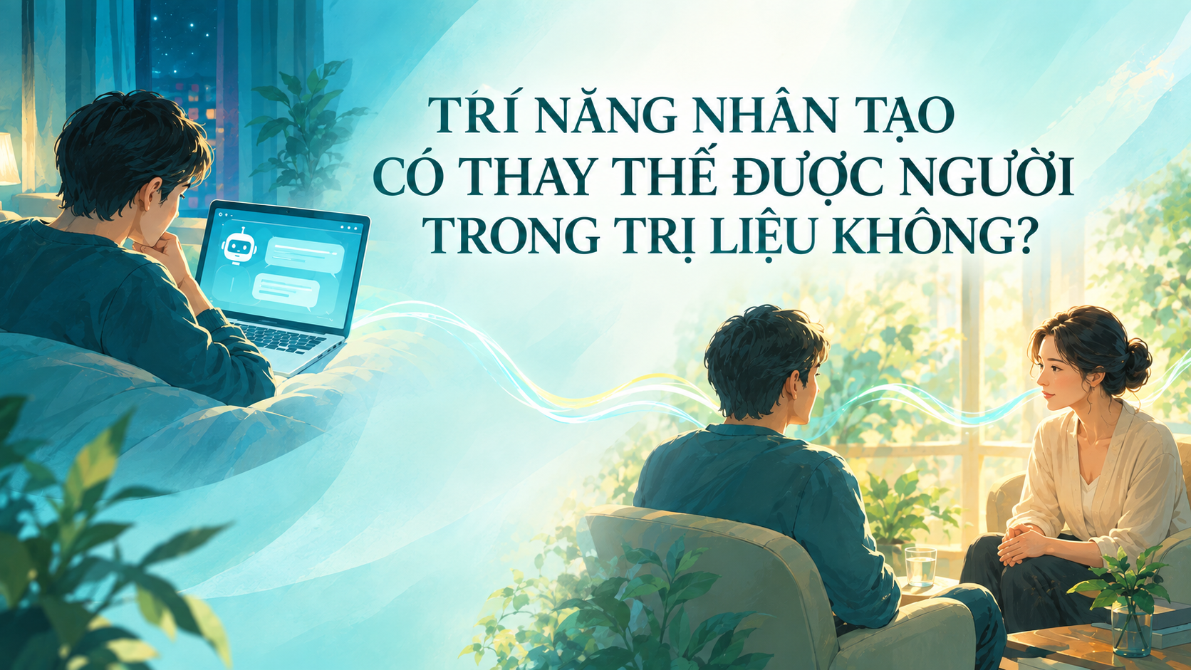 Trí năng nhân tạo có thay thế được người trong trị liệu không?